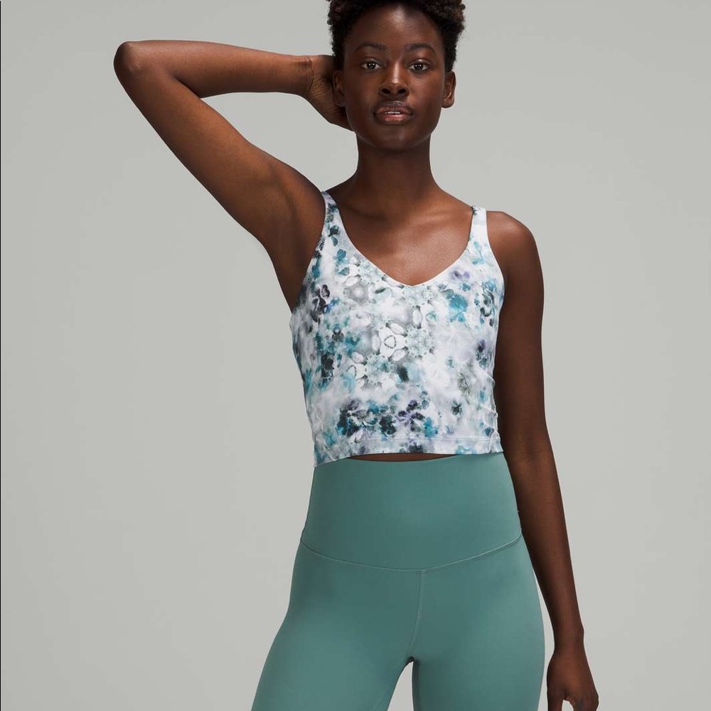 NWOT lululemon align tank kaleidofloral SIZE 2